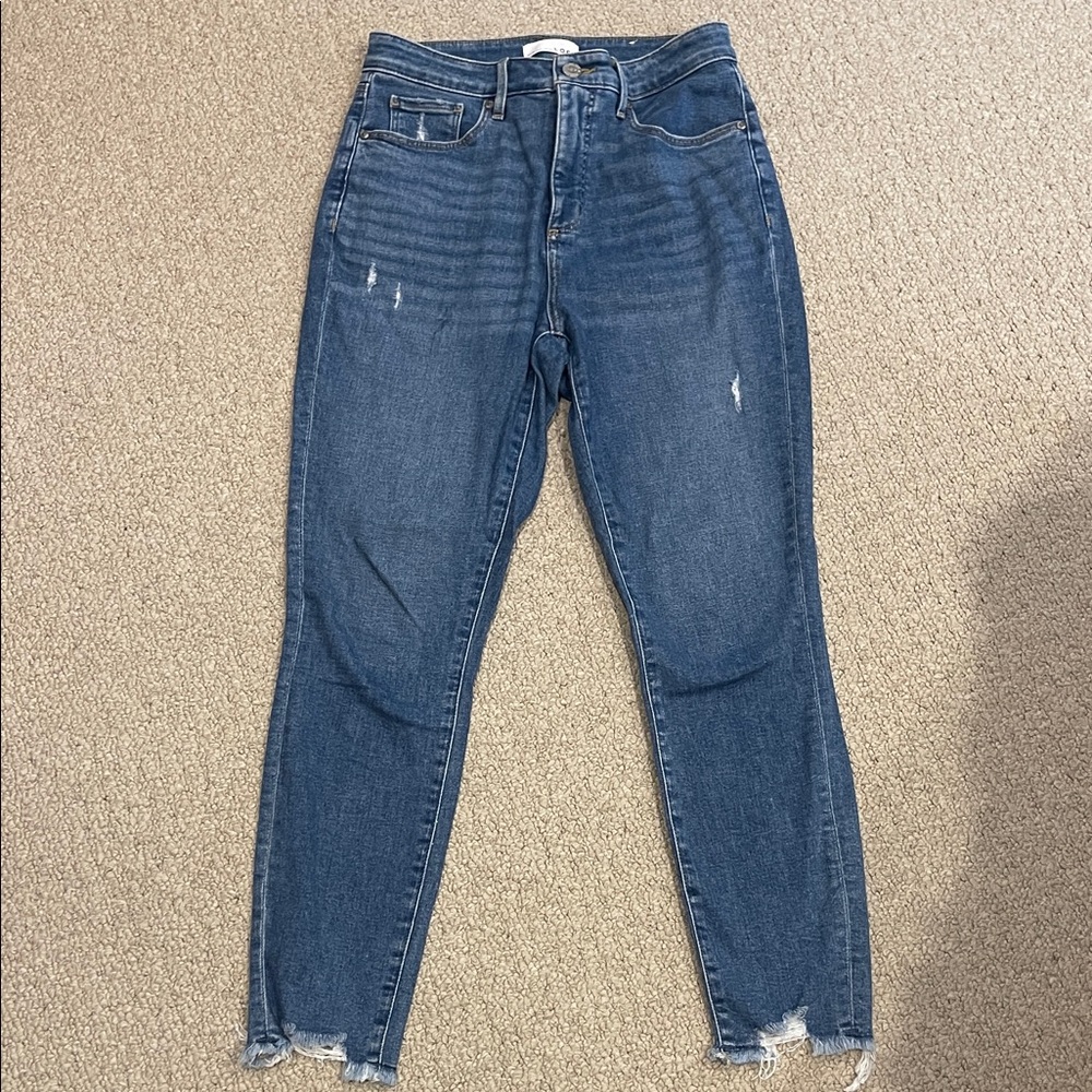 LOFT Dark Blue Skinny Jeans